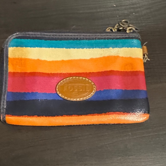 Fossil Colorful Striped Wristlet - Picture 1 of 6